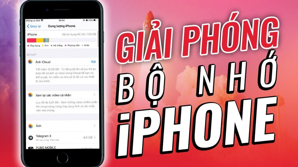 Giải phóng dung lượng cho iPhone nhanh nhất