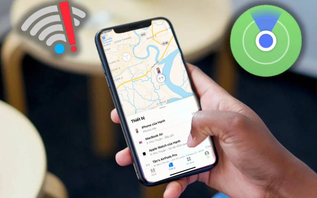 iPhone bị mất khi tắt máy có thể định vị được
