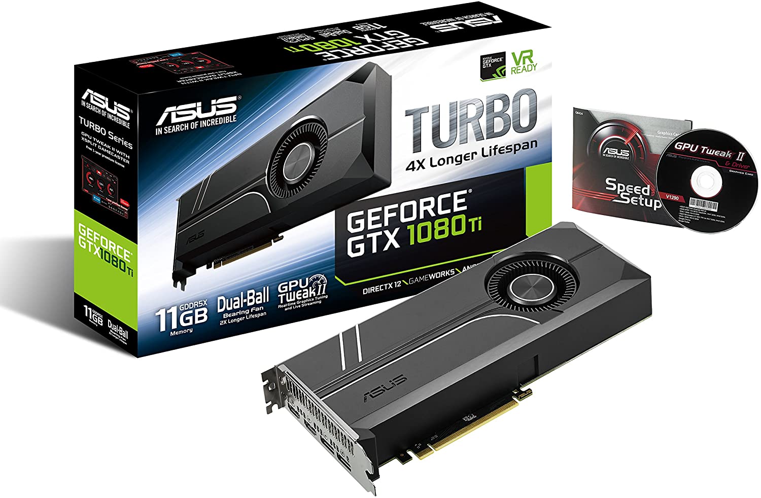 Card Geforce 1080 Ti có tốc độ xử lý 1480MHz