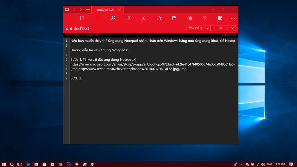 Windows 10: Hướng dẫn tìm và thay thế văn bản Notepad