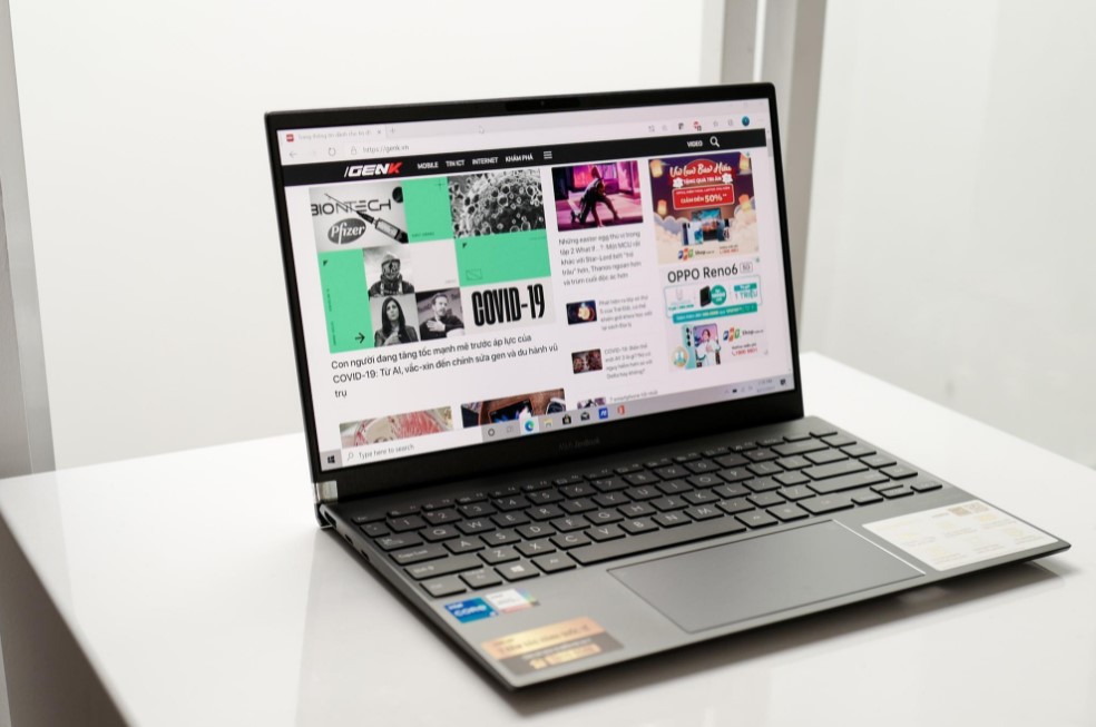Những ưu điểm về kiểu dáng của ZenBook UX325