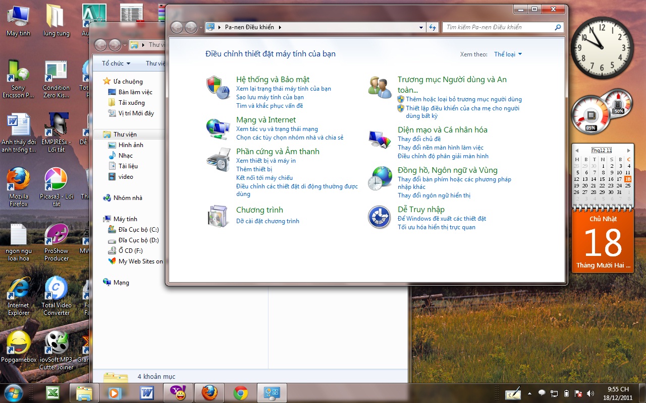 Chuyển giao diện Windows 7 từ tiếng Anh sang tiếng Việt